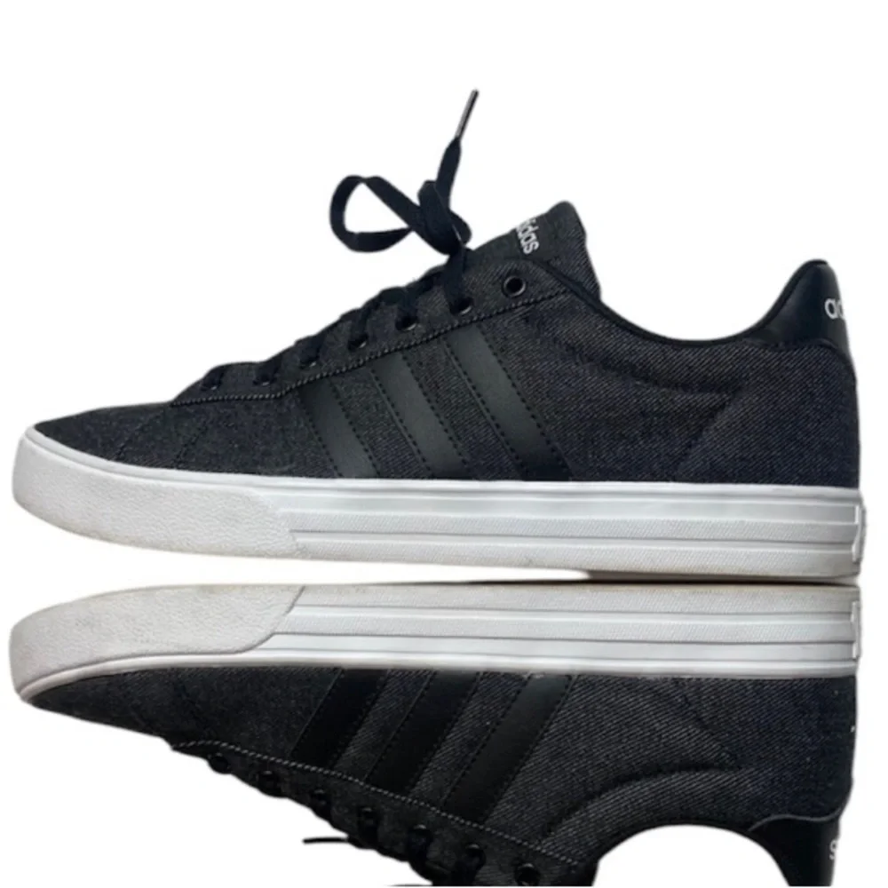 Adidas Sneakers Black Denim Size 12 Ortholite Float